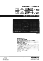 Yamaha GA-24 - Service Manual